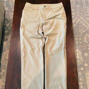 lululemon athletica Men's Cream ABC Pant